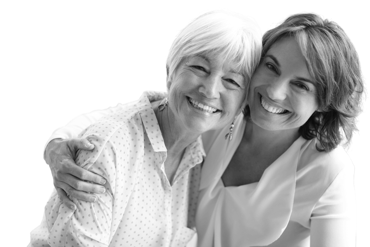 happy smiling women